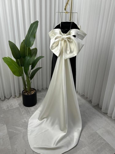 فستان نسائي سهره قماش ميكادو