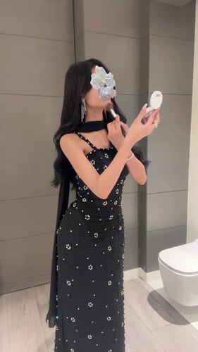 فستان سهرة قماش باربي