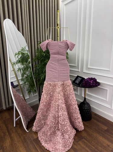 فستان سهرة قماش شيفون