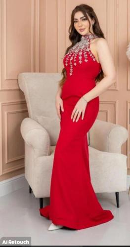 فستان نسائي سهره قماش باربي