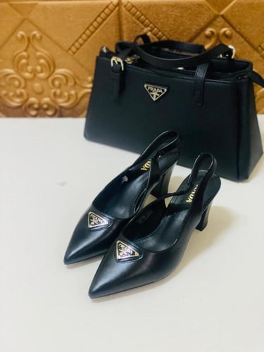 كعب وشنطه ماركة برادا شنطة وكعب ماركه برادا شوزات...