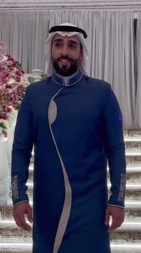 دقله رجالي كحلي دقلة كحلي رجالية مع الزخرفة العربي...