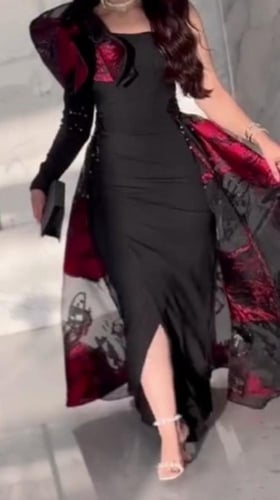 فستان نسائي سهره خامة تفته كريب