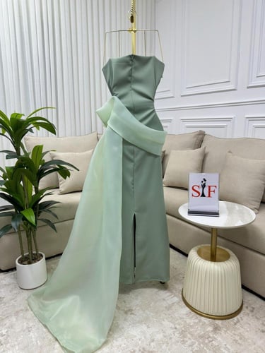 فساتين نسائي قماش جازار مع باربي