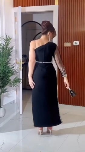 فستان نسائي سهره قماش باربي