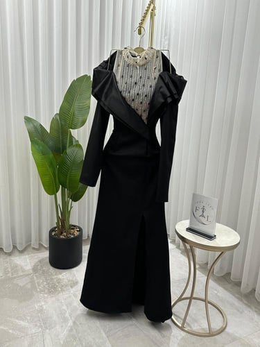 فستان نسائي سهره قماش باربي