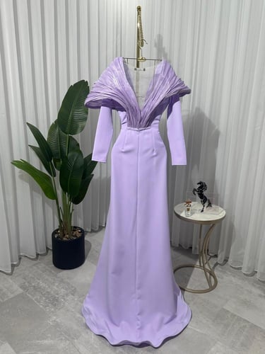 فستان نسائي سهره قماش اورجنزا مع باربي