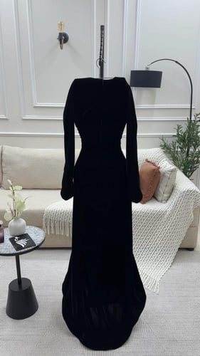 فستان نسائي سهره قماش مخمل