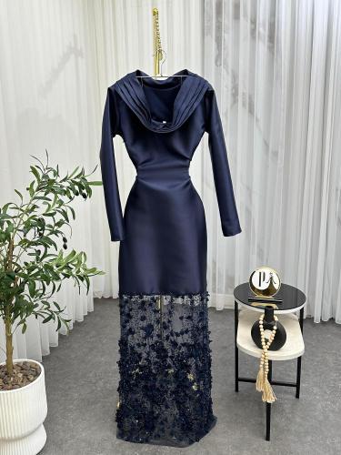 فستان سهرة قماش ميكادو