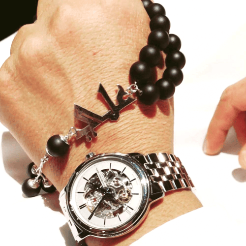 سبحة ملكية فضة إيطالي خالص عيار 925 مع نحت اسمك من...