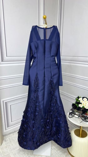 فستان نسائي سهره قماش ميكادو