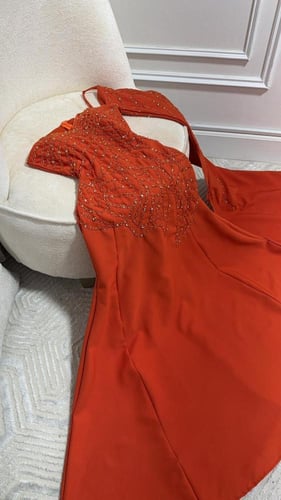 فستان نسائي سهره قماش باربي