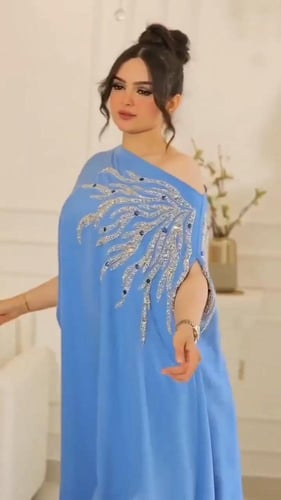 فستان نسائي سهره قماش باربي