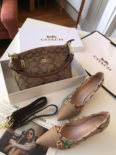 كعل وشنطه ماركة كوتش شنطة وكعب ماركه أديداس شوزات...