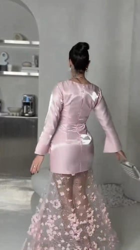 فساتين نسائي قماش ميكادو لماع