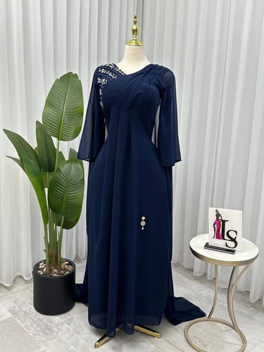 فستان نسائي سهره قماش جورجيت