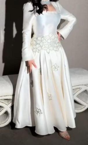 فستان نسائي سهره قماش ميكادو