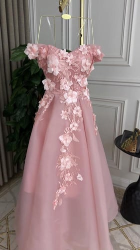 فستان نسائي سهره قماش ميكادو