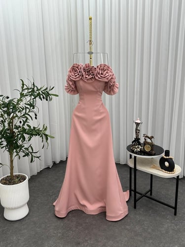 فستان سهرة قماش باربي