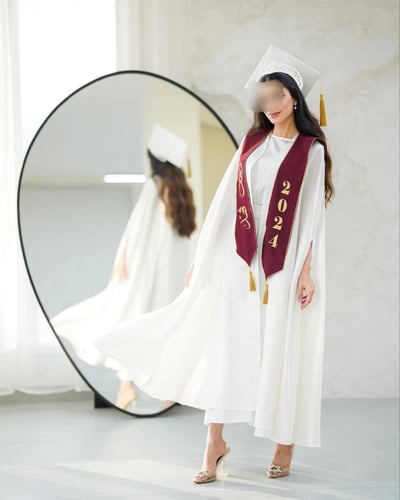 عبايات تخرج 2026 بالاسم تفصيل حسب الطلب