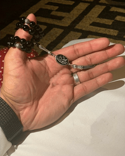 سبحة ملكية فضة إيطالي خالص عيار 925 مع نحت اسمك عل...