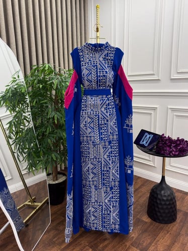 جلابيات رمضانية نسائية قماش باربي تطريز كمبيوتر