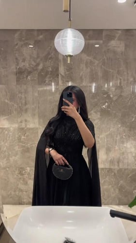 فستان حوامل سهره قماش جورجيت