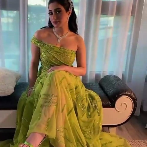 فستان نسائي سهره قماش جورجيت