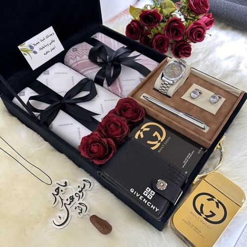 طقم رجالي شتوي قماش ماركة جفنشي