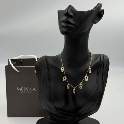 سلسال ميسيكا ذهبي فصوص