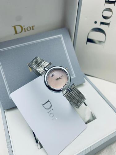 ساعة ديور فضي ميني