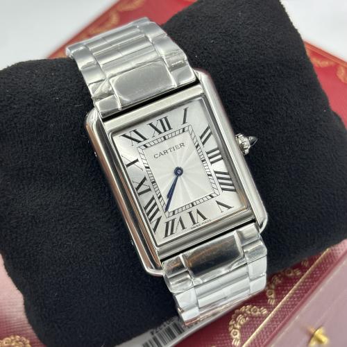 ساعة ساعة كارتييه تانك موست الجديده