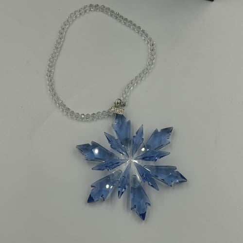 تعليقة سوارفسكي ازرق شامل الملحقات