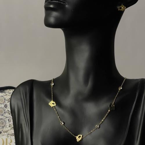 حلق مع سلسال ديور شامل الملحقات