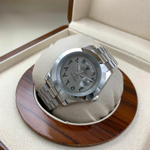 ساعة رولكس رجالي شامل الملحقات التقليد