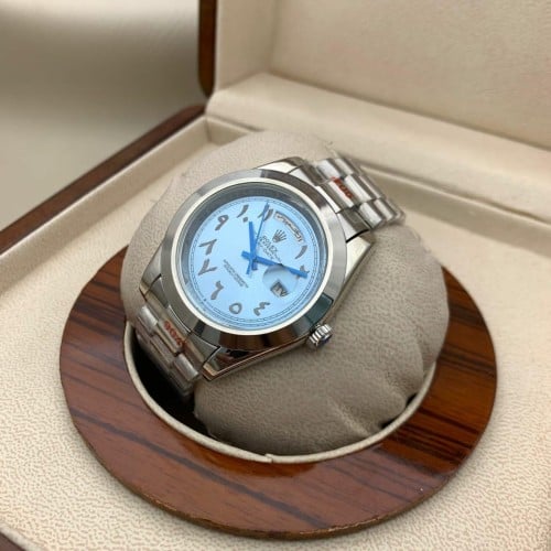 ساعة رولكس رجالي شامل الملحقات التقليد