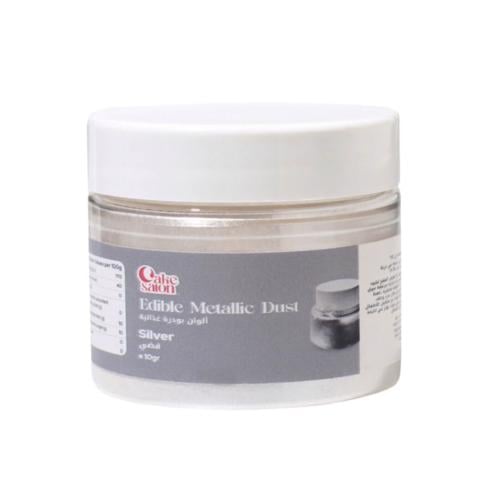 ألوان بودرة ميتالك 10 جرام فضي