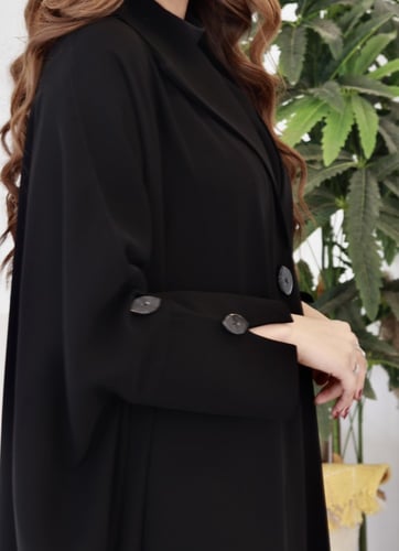 عبايه نص بشت