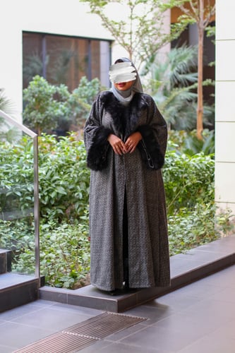 عبايه خام شتوي اللون حسب الطلب