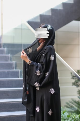 عبايه تطريز الخام انترنت اللون تطريز حسب الطلب