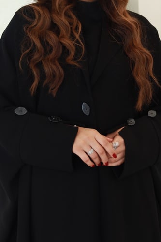 عبايه نص بشت