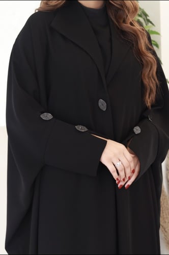 عبايه نص بشت