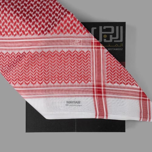 شماغ البسام احمر غامق 309