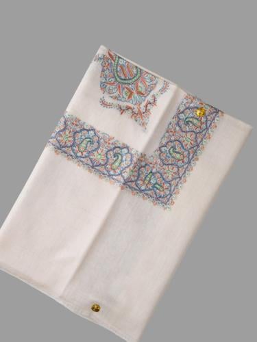 شال كشميري بشمينه ملكي من ڤالور