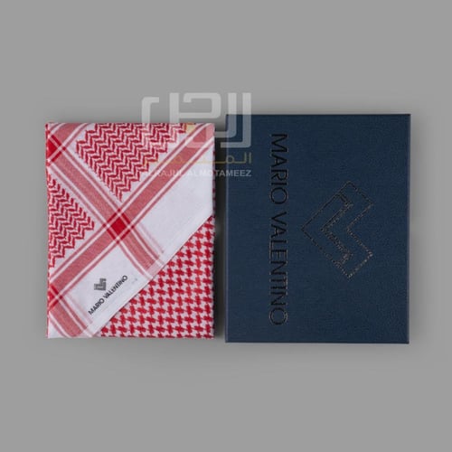 شماغ MARIO VALENTINO احمر الجديد 2026