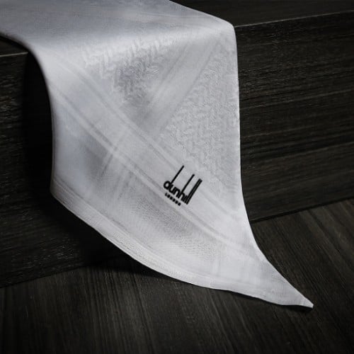 شماغ دانهيل أبيض كلاسيك سويسري