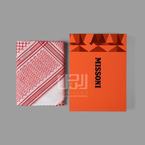 شماغ ميسوني أحمر الايطالي اخر اصدار~