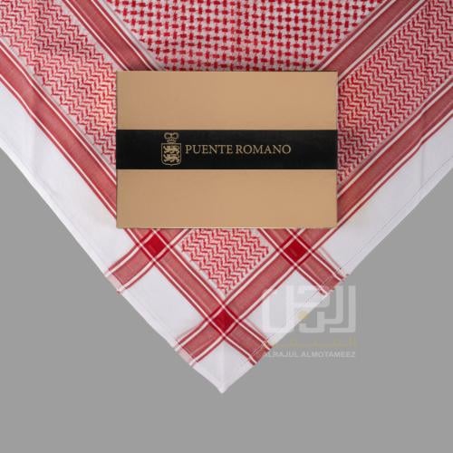 شماغ بوينتي رومانو أحمر~