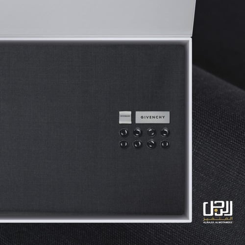 قماش جيفنشي شتوي رمادي داكن