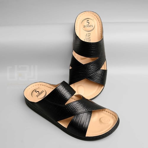 حذاء رجالي طبي أسود